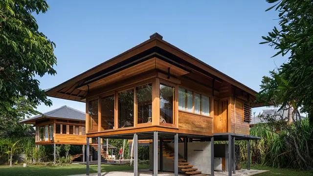Contoh Rumah 1 Lantai Sejuk dengan Ventilasi Besar (AI)