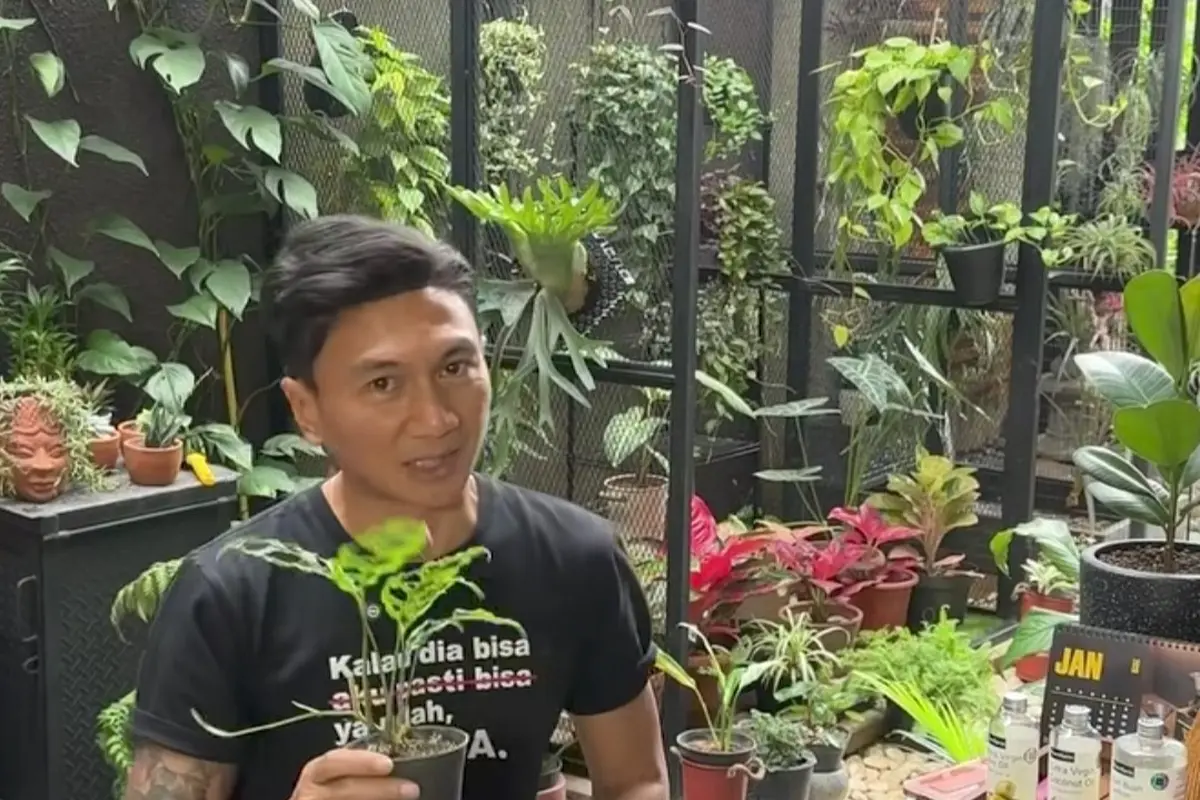 Model Taman di Rumah Anji