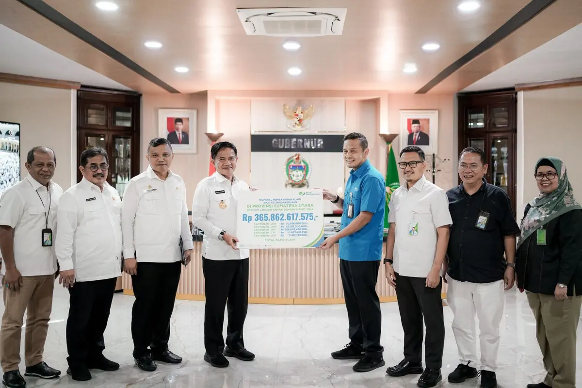 BPJS Ketenagakerjaan dan Pemprov Sumut Perkuat Sinergi Lindungi Pekerja Rentan