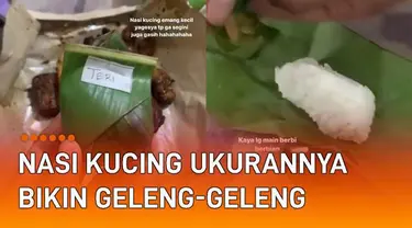 Kejadian lucu dan apes dialami oleh sepasang kekasih ketika membeli nasi kucing mengundang perhatian