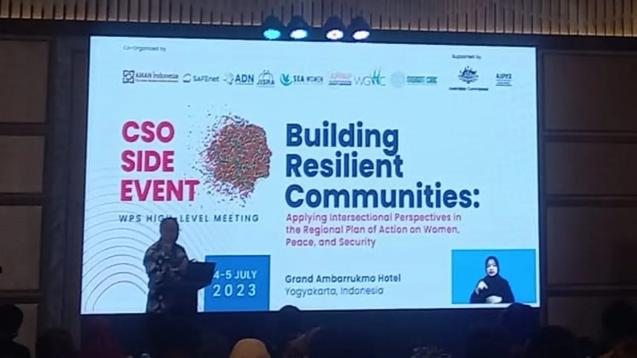 Side event WPS High Level di Yogyakarta Selasa(4/7/2023)