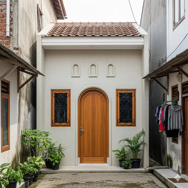 Sentuhan Lengkung dan Teralis