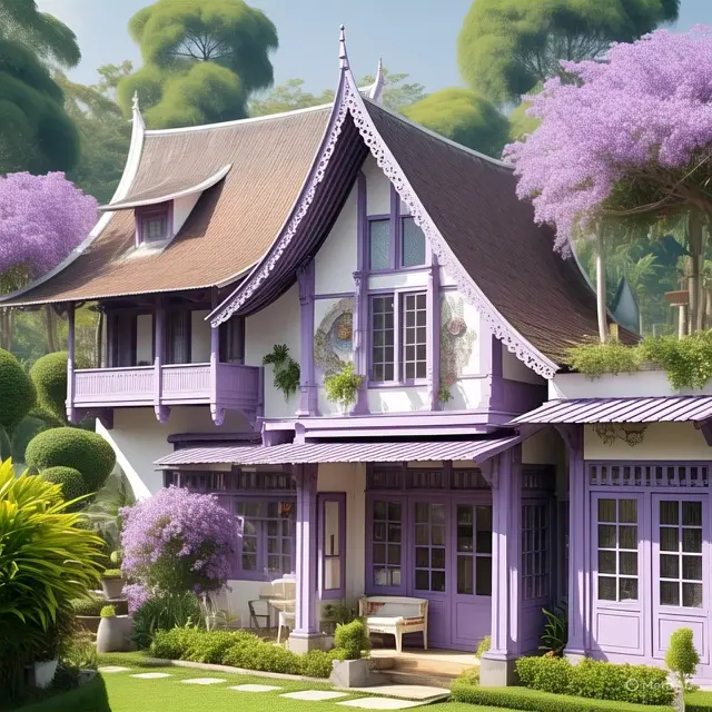 Lavender dan Putih
