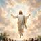 Gambar Kenaikan Yesus Kristus (Foto: Gemini AI)