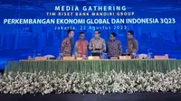 Media gathering tim riset Bank Mandiri Group, Selasa (22/8/2023). (Foto: Bank Mandiri)