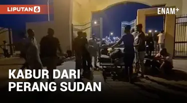 Situasi di Sudan sudah tidak aman lagi dirasakan oleh warganya. Sebagian dari mereka ramai-ramai kabur ke negara tetangga untuk selamatkan diri.