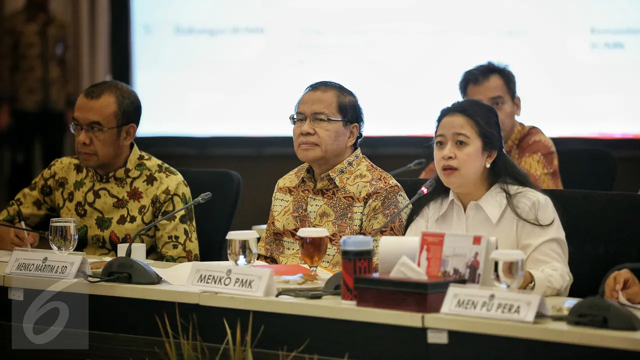 20160129-Puan Maharani Duduk Bareng Menteri Rizal dan Basuki Bahas MotoGP 2017-Jakarta