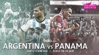 Copa America_Argentina Vs Panama (Bola.com/Adreanus Titus)