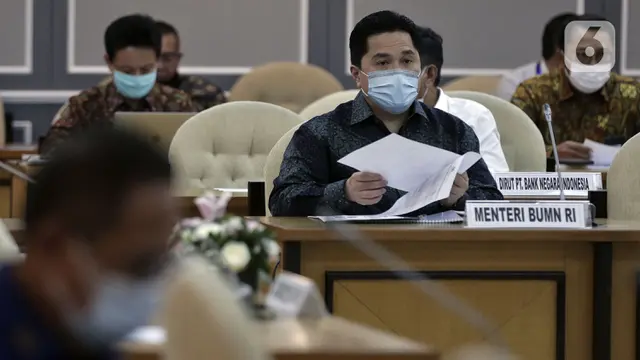 FOTO: Erick Thohir dan DPR Bahas Penyelamatan Perbankan Akibat COVID-19