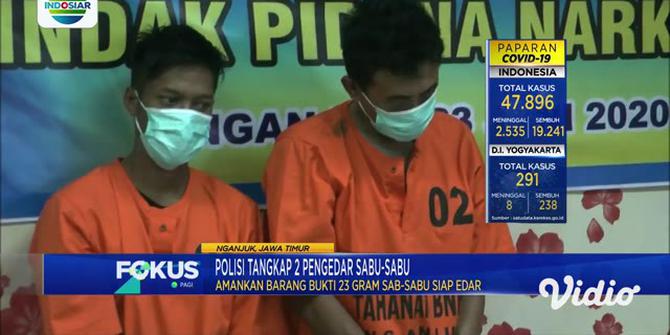 VIDEO: BNNK Nganjuk Tangkap 2 Residivis Kasus Narkoba, Sita 35 Gram Sabu