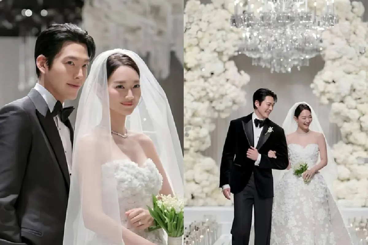 Anggunnya Shin Min Ah Bergaun Pengantin Rancangan Elie Saab Seharga Hampir Setengah Miliar Rupiah