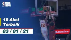 Berita video 10 aksi terbaik NBA 3 Januari 20221, salah satunya slam dunk dari Tobias Harris