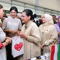Intip outfit manis Erina Gudono yang jinjing tas mahal (Biro Kepresidenan RI)
