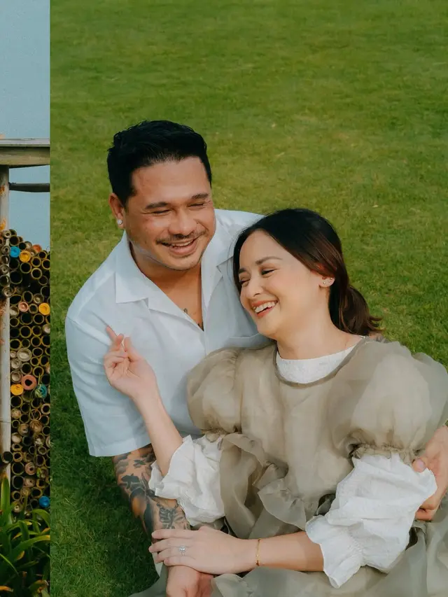 Joanna Alexandra dan Immanuel Christover. (Foto: akhu.jpeg Bali Couples and Family Photographer dari Instagram @joannaalexandra)