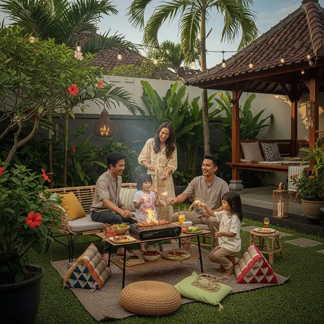 Desain Sudut Belakang Rumah untuk Aktivitas Harian Keluarga