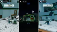 Aksi membersihkan masjid di Roblox. ©Wipol