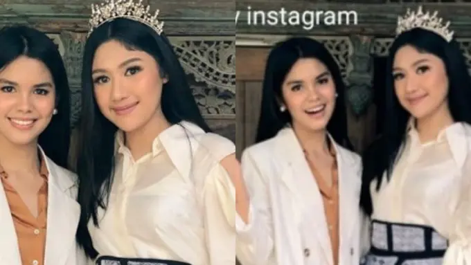 Pesona Erina Gudono Kembali Pakai Mahkota