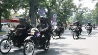 Brimob Polda Sumut telah melaksanakan patroli skala besar di seputaran Kota Medan sejak Rabu, 28 Oktober 2020.