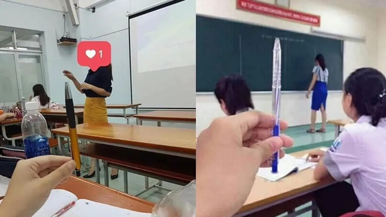 6 Momen Tak Terduga Baju Guru Mirip dengan Pulpen Murid Ini Kocak