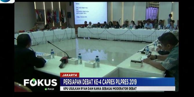 Ini 2 Nama Calon Moderator Debat Keempat Pilpres 2019