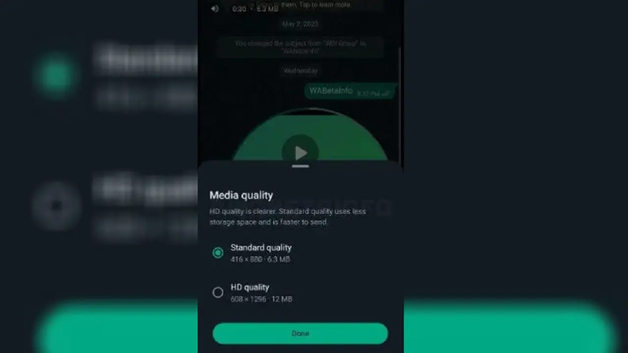 Fitur Berkirim Video HD 1080p di WhatsApp