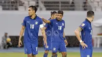 Timnas Thailand masuk dalam 10 besar peringkat AFC dengan koleksi 42.568 poin.  (Bola.com/Nicklas Hanoatubun)