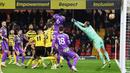 Tottenham Hotspur berhasl mencuri poin penuh kala bertandang markas Watford dalam laga pekan ke-21 Liga Inggris di Stadion Vicarage Road, Sabtu (1/1/2022).