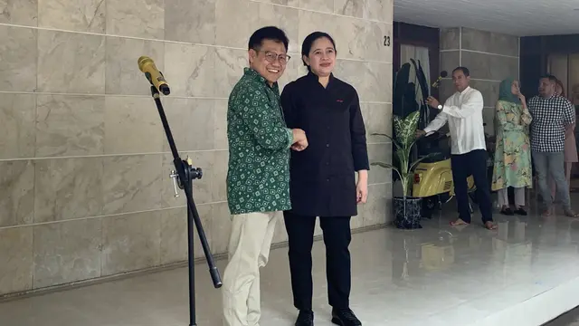Ketua DPP PDI Perjuangan (PDIP) Puan Maharani mendatangi kediaman Ketua Umum PKB Muhaimin Iskandar alias Cak Imin