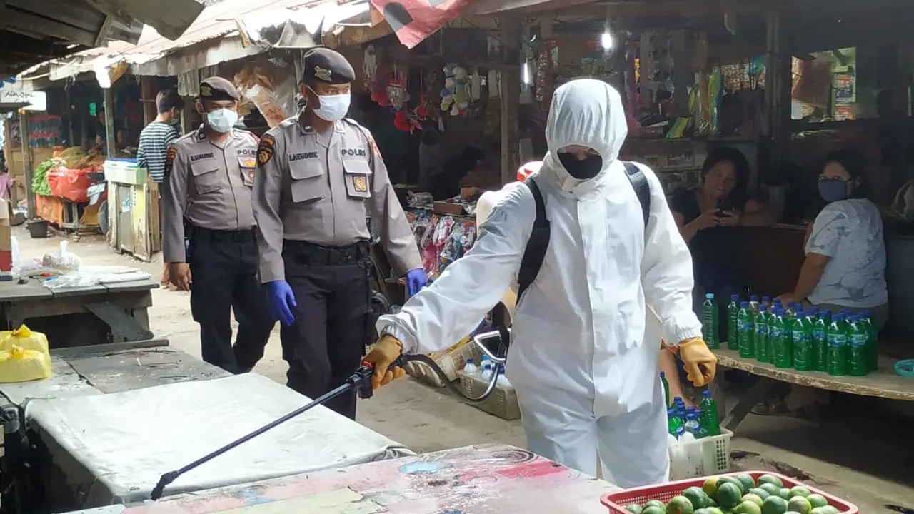 Polda Sumatera Utara terus melakukan Ops Aman Nusa II Toba 2020 tentang pencegahan wabah virus Covid-19 atau Corona.