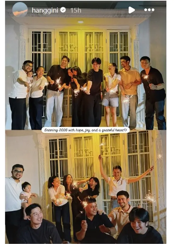 6 Artis Rayakan Tahun Baru 2026 Bareng Pasangan, Dinner hingga Bakar BBQ