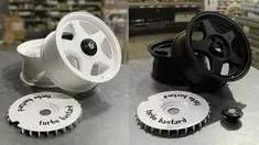 Turbo Bastard Wheel merupakan velg lokal pertama yang menyediakan opsi turbodisc seperti mobil-mobil balap era 80 hingga 90an. Merek kepunyaan Gofar Hilman ini menggunakan model palang lima dengan lubang baut yang dilengkapi dop sehingga membuatnya terlihat lebih rapi. Spesifikasi velgnya berukurang 15 inci lebar tujuh ET38 PCD 4x100 atau 4x114. (Source: otosia.com)