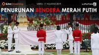 Saksikan Live Streaming penurunan bendera pusaka di Istana Kepresidenan, Jakarta. (Liputan6.com)