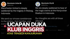 Berita video TikTok Bola kali ini tentang klub-klub Liga Inggris (Premier League), seperti dari MU, Man City, hingga Liverpool, yang mengungkapkan duka cita atas tragedi yang terjadi di Stadion Kanjuruhan, Kabupaten Malang.