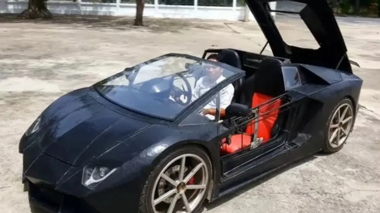 Petani sulap motor jadi Lambo (Carscoops)