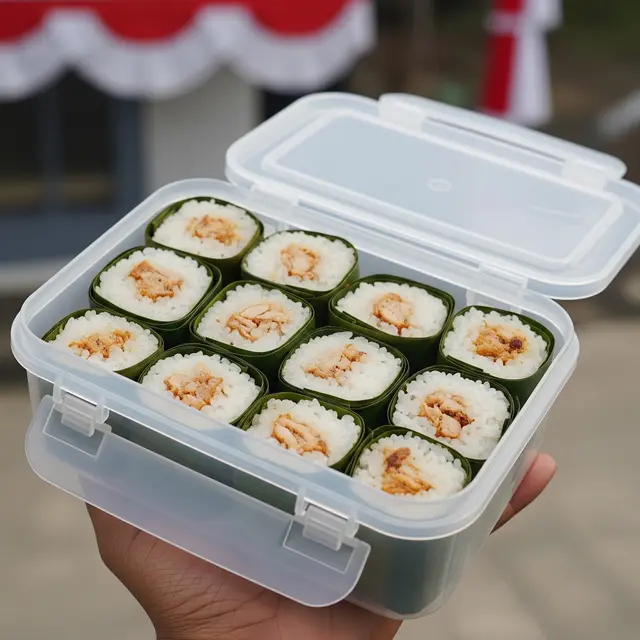 Lemper Ayam (AI Generated)