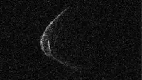 Asteroid 1998 OR2 akan melintasi Bumi pada jarak 3,9 juta mil (6,3 juta kilometer) pada 29 April mendatang. (Photo Credit by: Arecibo Observatory/NASA/NSF)