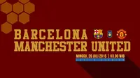 Barcelona vs Manchester United (Liputan6.com/Ari Wicaksono)