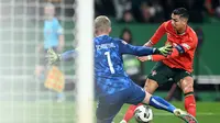 Hasil Perempat Final UEFA Nations League: Cristiano Ronaldo Cetak Gol! Portugal Lewati Perpanjangan Waktu untuk Bungkam Denmark