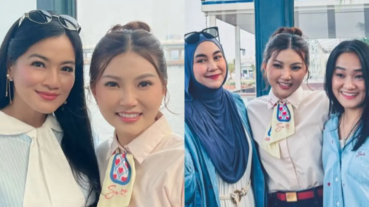 OOTD Selebritis Kenakan Pakaian dari Brand Sarwendah