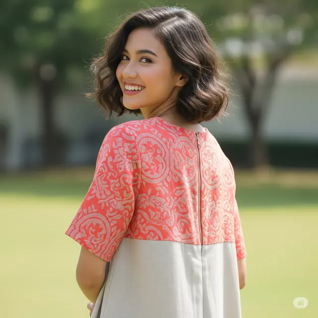 Model Baju Brokat Bangkok Terbaru. Foto: Gemini