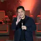 Menteri BUMN Erick Thohir memberikan keynote speech di acara Woman (Wonderful and Magnificent) 2022 yang berlangsung di Sentul International Convention Center (SICC), Kamis (21/4).