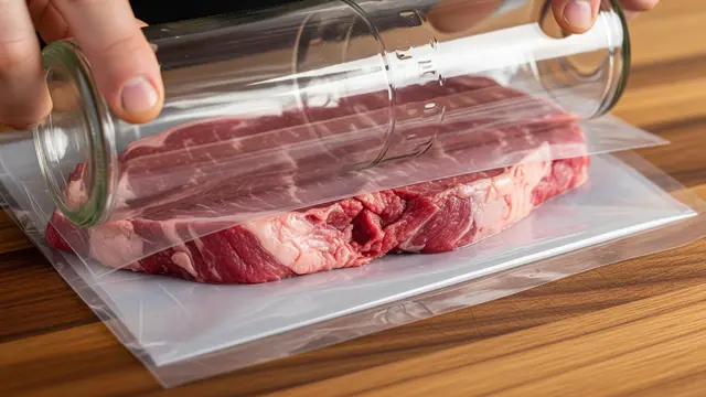 Menggilas Daging dengan Botol Kaca