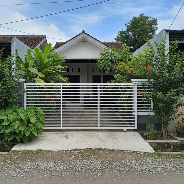 9 Desain Pagar Minimalis untuk Rumah Type 45 di Desa, Modern dan Estetik