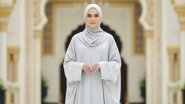 Model Abaya Polos Tanpa Motif Tapi Anggun