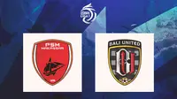Liga 1 - PSM Makassar Vs Bali United (Bola.com/Adreanus Titus)