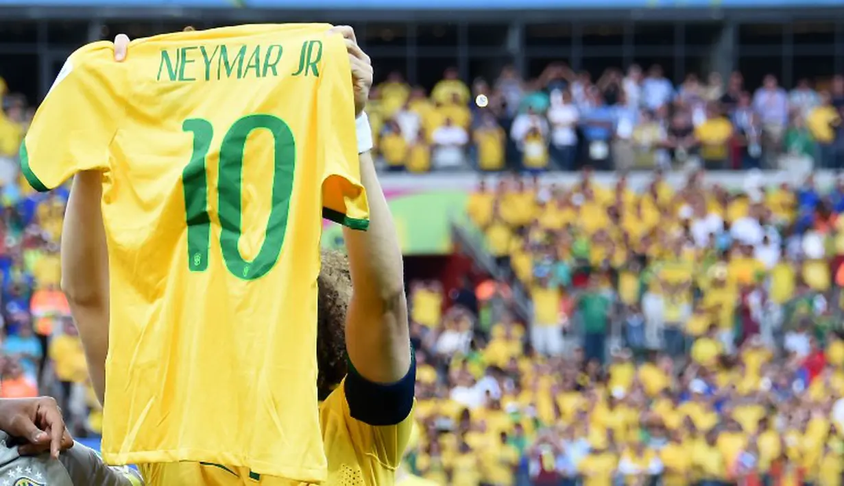 Sosok Neymar sangat penting bagi kesebelasan Brasil (AFP PHOTO / ADRIAN DENNIS)