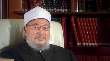 Yusuf Al-Qaradawi, pemimpin spiritual Ikhwanul Muslimin.