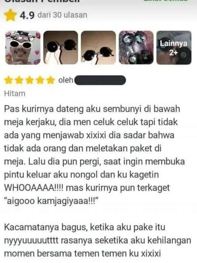 6 Ulasan Pembeli Online Shop Panjang Lebar Bak Cerpen Ini Nyeleneh