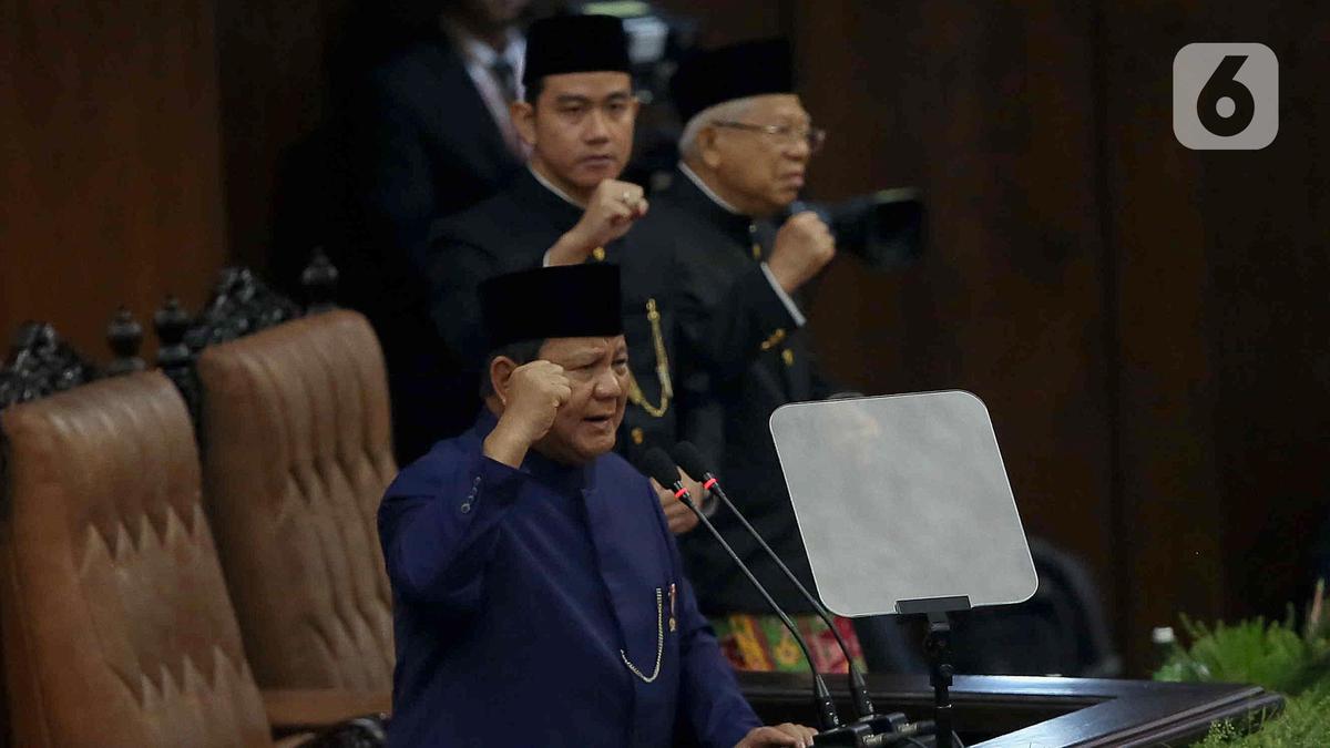 Isi Lengkap Pidato Pertama Prabowo Setelah Resmi Jabat Presiden Berita Viral Hari Ini Minggu 20 Oktober 2024