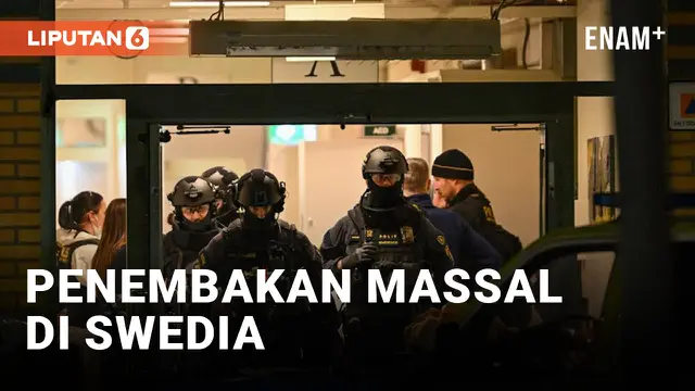 VIDEO: Penembakan Massal Terjadi di Pusat Pendidikan di Swedia, 5 Orang Terluka Termasuk Pelaku